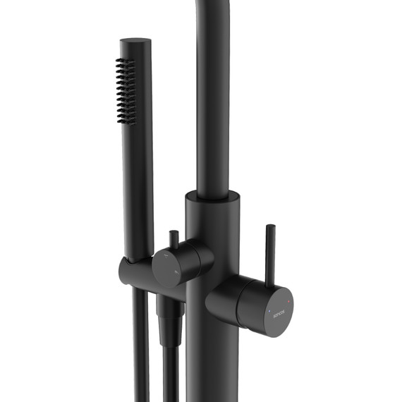 Смеситель для ванны Sancos Etna SC9009MB, чёрный матовый фото 2