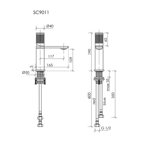 Смеситель для раковины высокий Sancos Nexus SC9012BN, брашированный никель фото 3