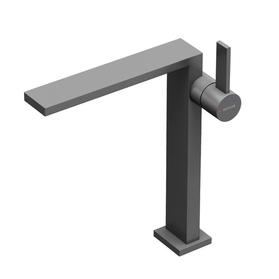 Смеситель для раковины высокий Sancos Linn SC9020GG, вороненая сталь фото 2