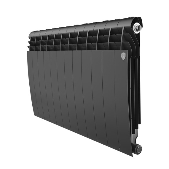 Радиатор Royal Thermo Biliner B 500 594x574 мм (12 секций) чёрный фото 
