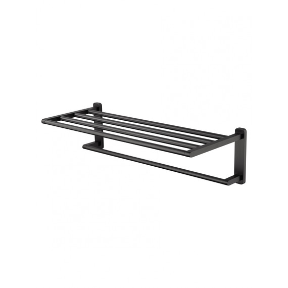 Полка для полотенец Wonzon & Woghand Graffity WW-9381, цвет тёмный графит брашированный фото 