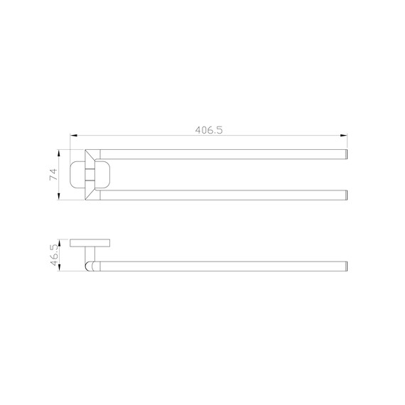 Держатель для полотенца Wonzon & Woghand Graffity WW-9331-BG, цвет золото брашированное фото 4