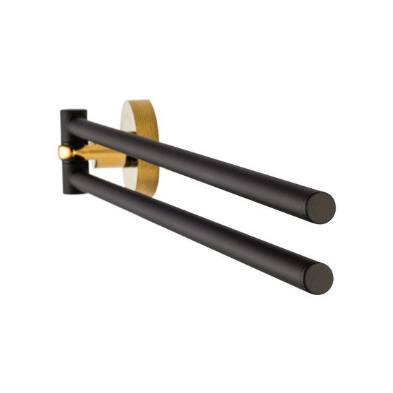 Держатель для полотенца Wonzon & Woghand Majestic WW-9231, цвет чёрный фото 3