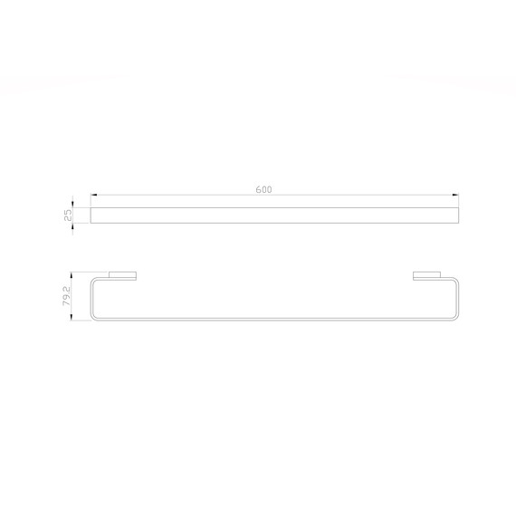 Полотенцедержатель Wonzon & Woghand Lotte WW-8312A-BG, цвет золото брашированное фото 4