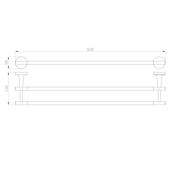 Полотенцедержатель Wonzon & Woghand Simple WW-6511 фото 2
