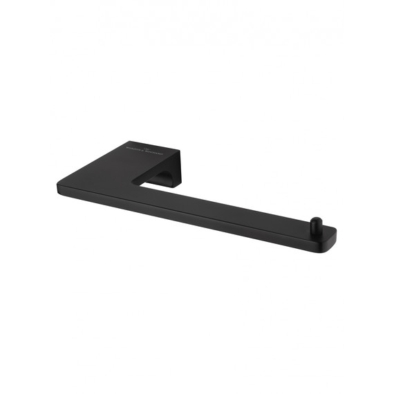 Держатель для туалетной бумаги Wonzon & Woghand Eclipse WW-9116-BL, цвет чёрный глянцевый фото 