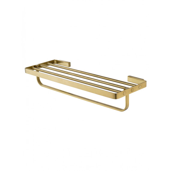 Полка для полотенец Wonzon & Woghand Lotte WW-8381A-BG, цвет золото брашированное фото 