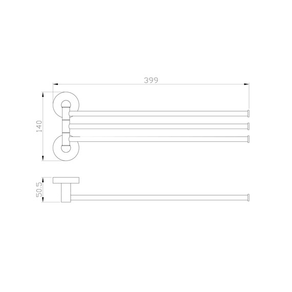 Держатель для полотенца Wonzon & Woghand Easy WW-8141 фото 3