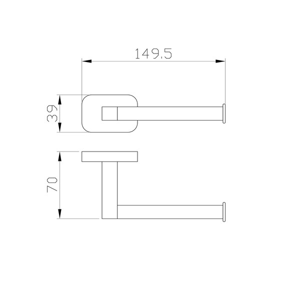 Держатель для туалетной бумаги Wonzon & Woghand Graffity WW-9316-BN, цвет никель брашированный фото 4