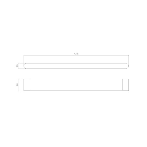 Полотенцедержатель Wonzon & Woghand Carbon WW-7712, цвет чёрный матовый фото 2