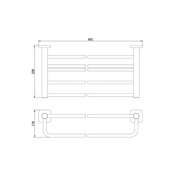 Полотенцедержатель Wonzon & Woghand WW-V1901-CR фото 2