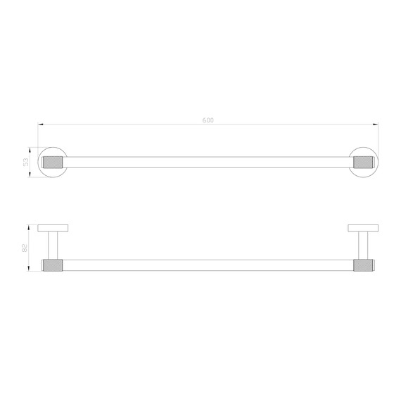 Полотенцедержатель Wonzon & Woghand Majestic WW-9212, цвет чёрный фото 4