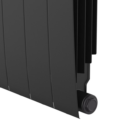 Радиатор Royal Thermo BiLiner 500 Noir Sable VR80 640x574 мм (8 секций) фото 5