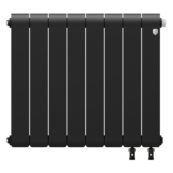 Радиатор Royal Thermo Infinity 500 Noir Sable VR80 640x591 мм (8 секций) фото 2