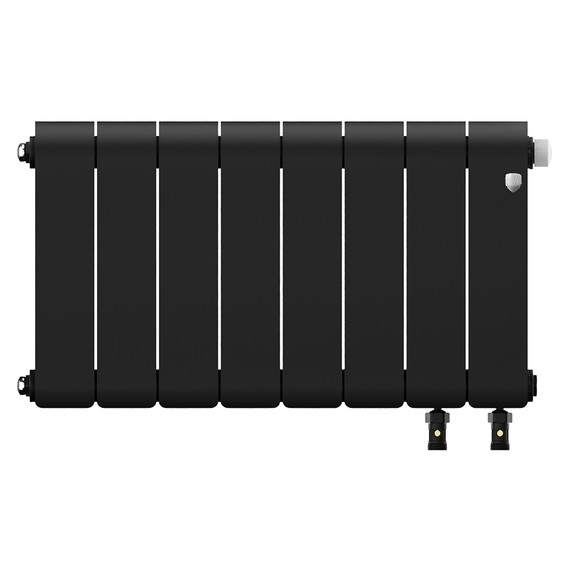 Радиатор Royal Thermo Infinity 300 Noir Sable VR80 640x370 мм (8 секций) фото 2