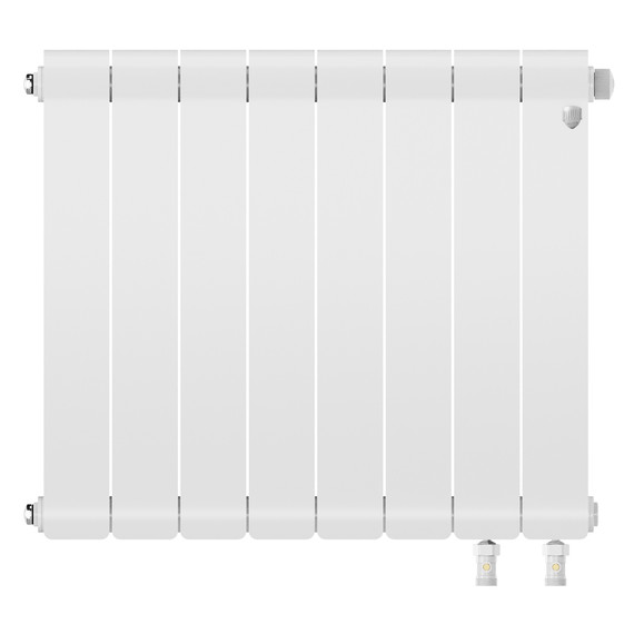 Радиатор Royal Thermo Infinity 500 Bianco Traffico VR80 640x591 мм (8 секций) фото 2