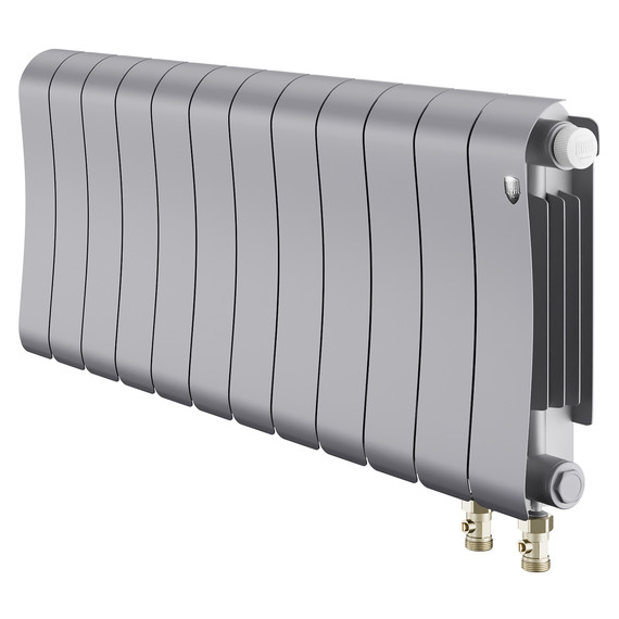 Радиатор Royal Thermo Infinity 300 Silver Satin VR80 960x370 мм (12 секций) фото 