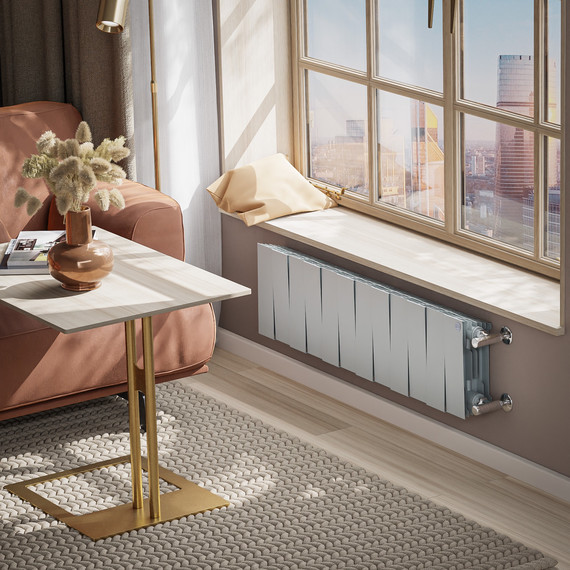 Радиатор Royal Thermo PianoForte 200 960x280 мм (12 секций) серый фото 6