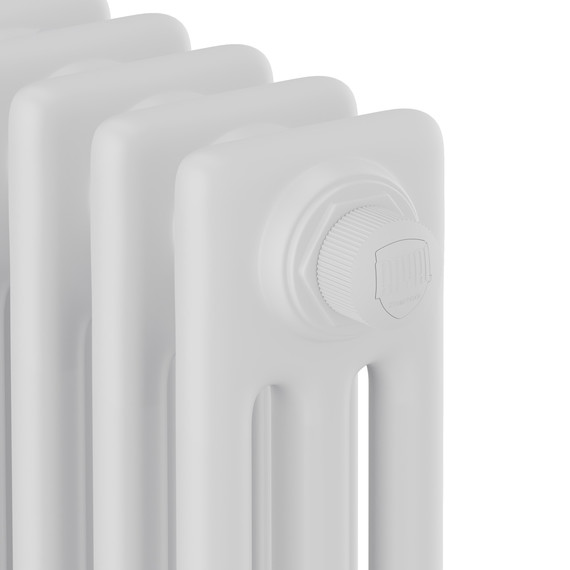 Вертикальный радиатор Royal Thermo Insignia VC3180 650x1800 мм (14 секций) белый фото 3