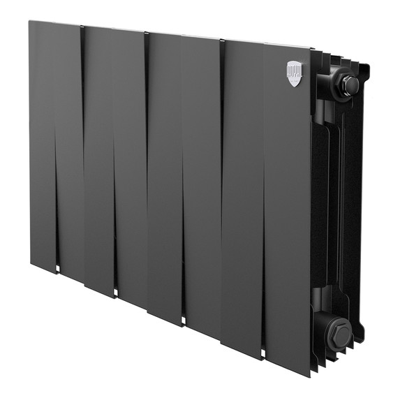 Радиатор Royal Thermo PianoForte 300 640x380 мм (8 секций) чёрый фото 