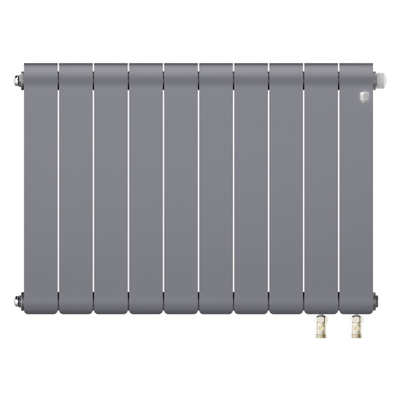 Радиатор Royal Thermo Infinity 500 Silver Satin VR80 800x591 мм (10 секций) фото 2