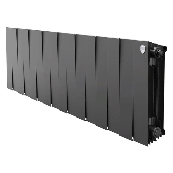 Радиатор Royal Thermo PianoForte 300 1280x380 мм (16 секций) чёрый фото 