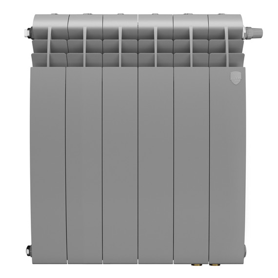 Радиатор Royal Thermo BiLiner 500 Silver Satin VR80 480x574 мм (6 секций) фото 2