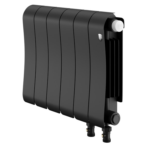 Радиатор Royal Thermo Infinity 300 Noir Sable VR80 480x370 мм (6 секций) фото 