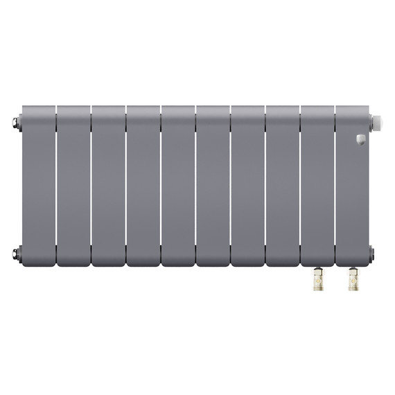 Радиатор Royal Thermo Infinity 300 Silver Satin VR80 800x370 мм (10 секций) фото 2