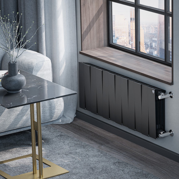 Радиатор Royal Thermo PianoForte 300 960x380 мм (12 секций) чёрый фото 5