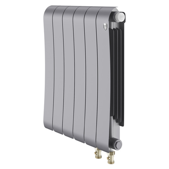 Радиатор Royal Thermo Infinity 500 Silver Satin VR80 480x591 мм (6 секций) фото 