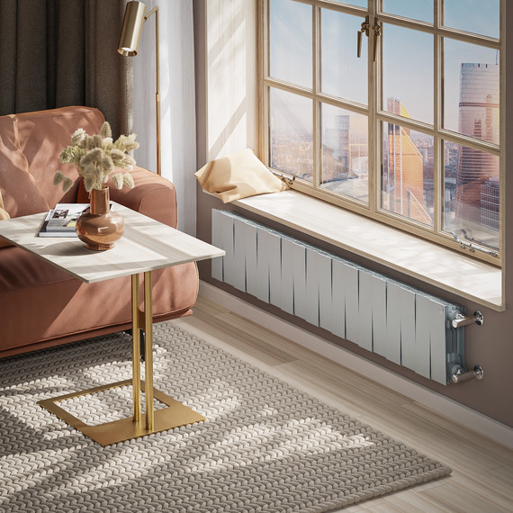 Радиатор Royal Thermo PianoForte 200 1440x280 мм (18 секций) серый фото 6