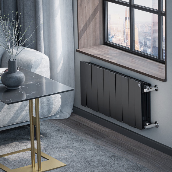 Радиатор Royal Thermo PianoForte 300 800x380 мм (10 секций) чёрый фото 5