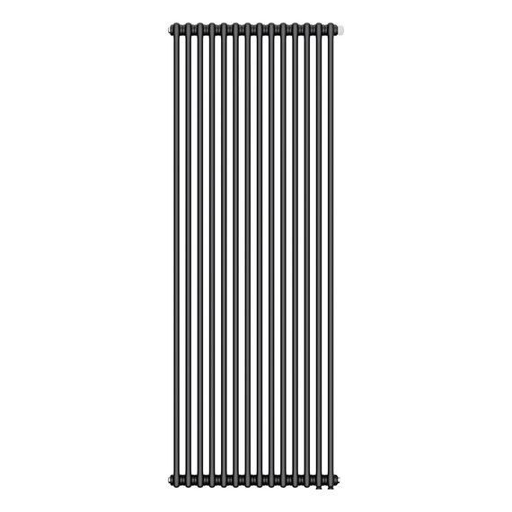Вертикальный радиатор Royal Thermo Insignia VC2180 650x1800 мм (14 секций) чёрный фото 2