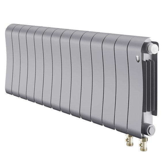 Радиатор Royal Thermo Infinity 300 Silver Satin VR80 1120x370 мм (14 секций) фото 