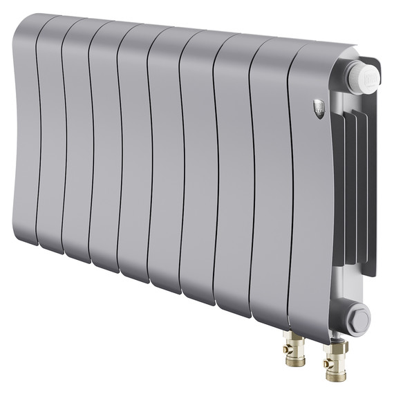 Радиатор Royal Thermo Infinity 300 Silver Satin VR80 800x370 мм (10 секций) фото 