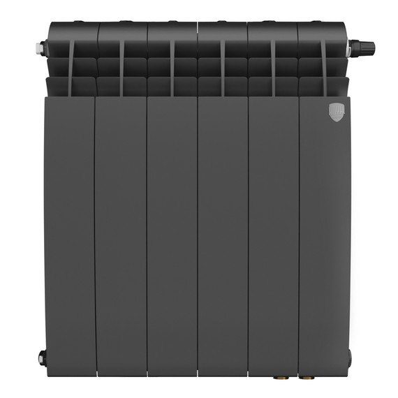 Радиатор Royal Thermo BiLiner 500 Noir Sable VR80 480x574 мм (6 секций) фото 2