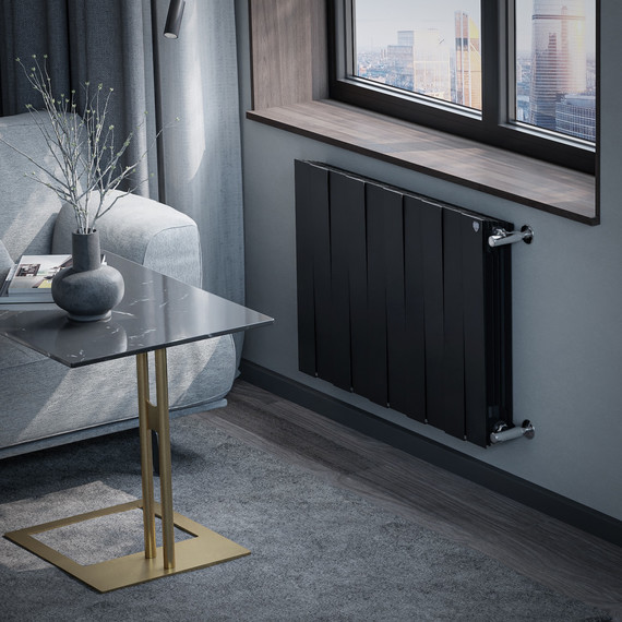 Радиатор Royal Thermo PianoForte 500 810x590 мм (10 секций) чёрый фото 5