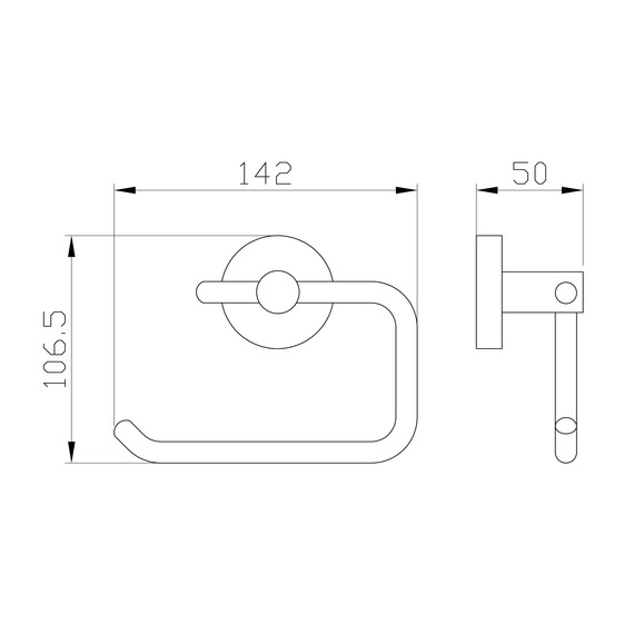 Держатель для туалетной бумаги Wonzon & Woghand Easy WW-8116 фото 3