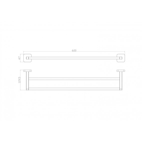 Полотенцедержатель Wonzon & Woghand Still WW-6611 фото 3