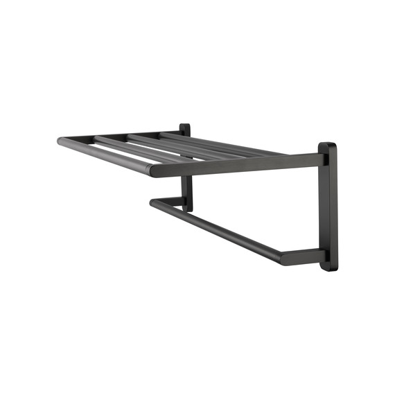 Полка для полотенец Wonzon & Woghand Graffity WW-9381, цвет тёмный графит брашированный фото 3