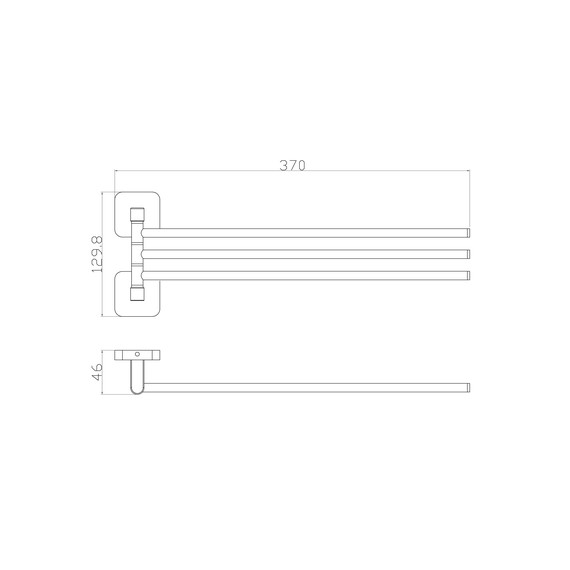 Держатель для полотенца Wonzon & Woghand Still WW-6641 фото 3