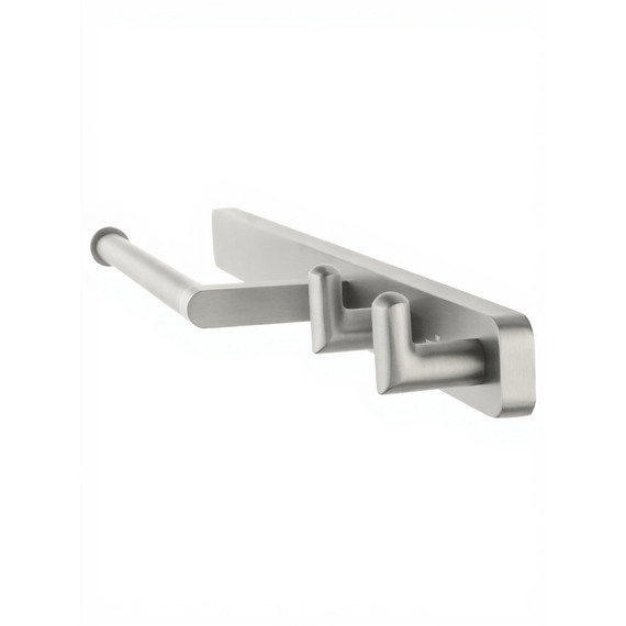 Полотенцедержатель с крючками Wonzon & Woghand Graffity WW-9361-BN, цвет никель брашированный фото 3