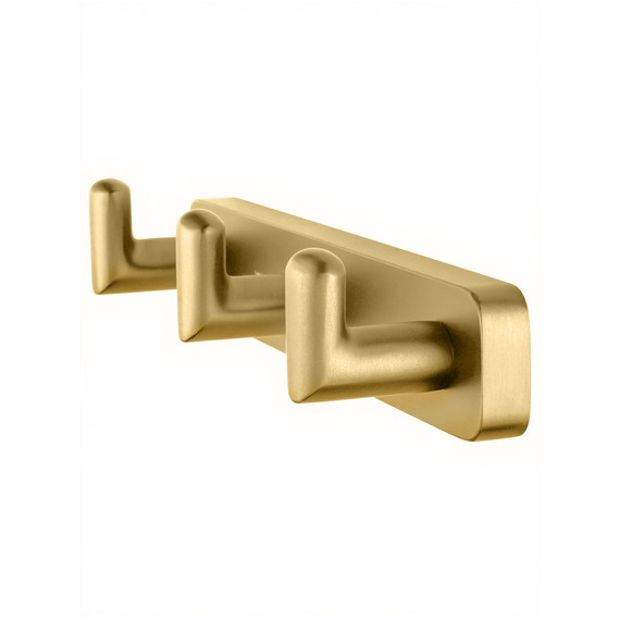 Тройной крючок Wonzon & Woghand Graffity WW-9335-BG, цвет золото брашированное фото 3