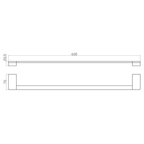 Полотенцедержатель Wonzon & Woghand Eclipse WW-9112 фото 4