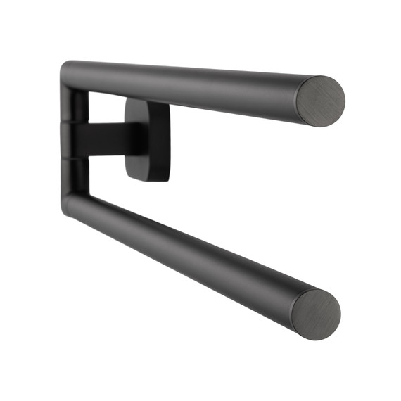 Держатель для полотенца Wonzon & Woghand Graffity WW-9331, цвет тёмный графит брашированный фото 3