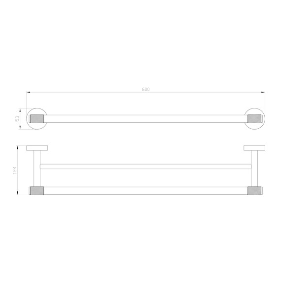 Полотенцедержатель Wonzon & Woghand Majestic WW-9211, цвет чёрный фото 4