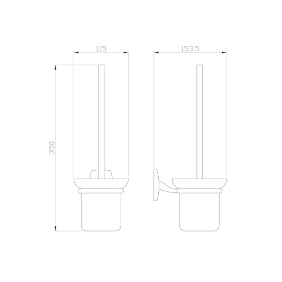 Ёршик для унитаза Wonzon & Woghand Porto WW-1901 фото 2