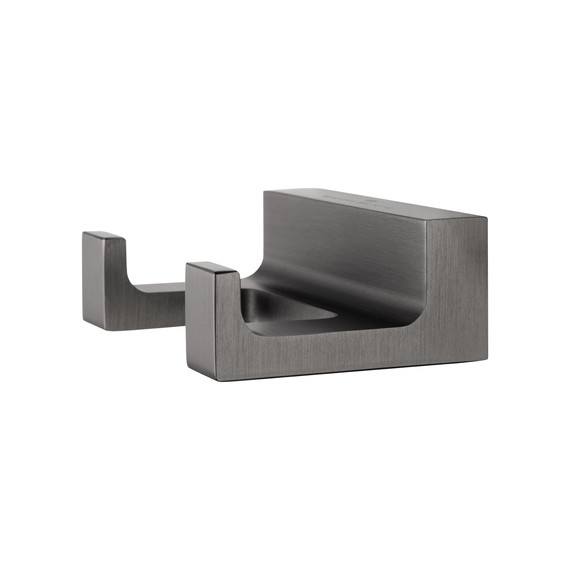 Двойной крючок Wonzon & Woghand Eclipse WW-9125-GM, цвет тёмный графит брашированный фото 3