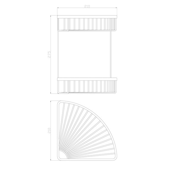 Полка Wonzon & Woghand WW-4128-CR фото 2